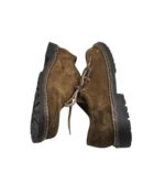 Pantofi barbati Country 43, piele intoarsa, maro - imagine 4