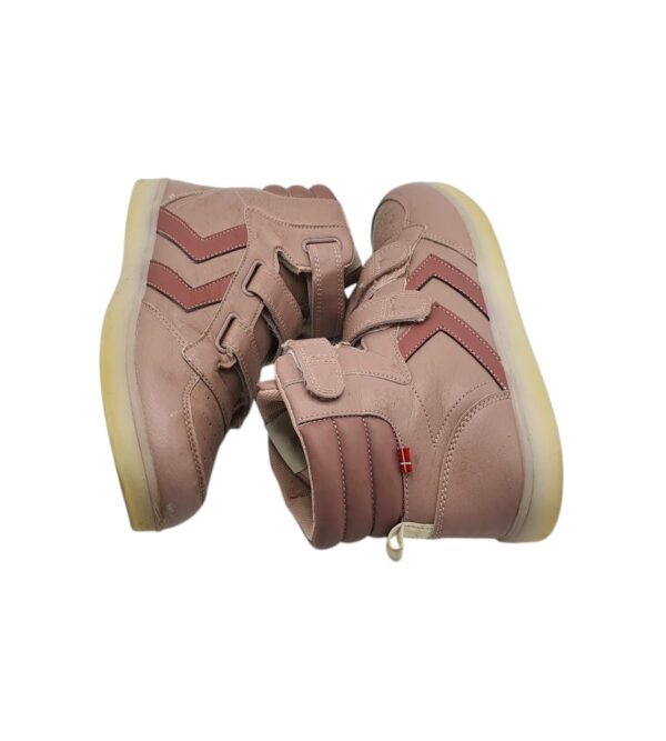 Adidasi dama  Hummel 37, imitatie de piele, bej - imagine 4