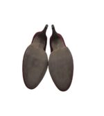 Pantofi dama Tamaris 38, material textil, visiniu - imagine 5