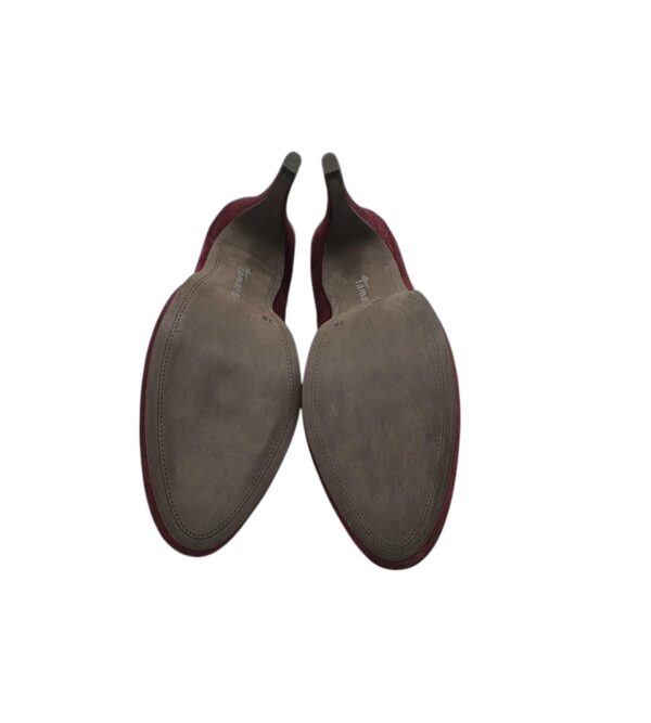 Pantofi dama Tamaris 38, material textil, visiniu - imagine 5