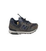 Adidasi dama New Balance 37, material textil, piele intoarsa, gri