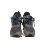 Adidasi dama New Balance 37, material textil, piele intoarsa, gri - imagine 3