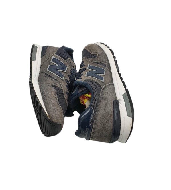 Adidasi dama New Balance 37, material textil, piele intoarsa, gri - imagine 4