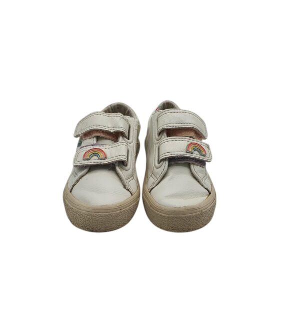 Adidasi copii Next 22, imitatie de piele, alb - imagine 3
