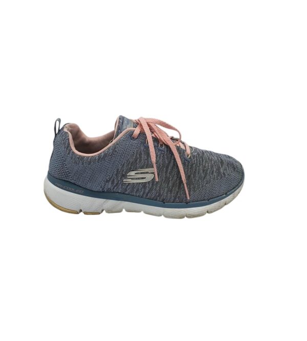 Adidasi dama Skechers 40, material textil, albastru - imagine 1
