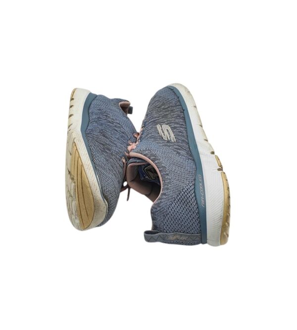 Adidasi dama Skechers 40, material textil, albastru - imagine 4