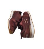 Adidasi barbati Skechers 41, piele intoarsa, material textil, visiniu - imagine 4