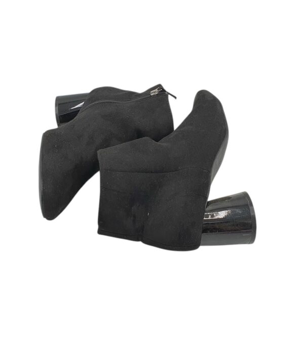 Botine dama Next 39, material textil, negru - imagine 4