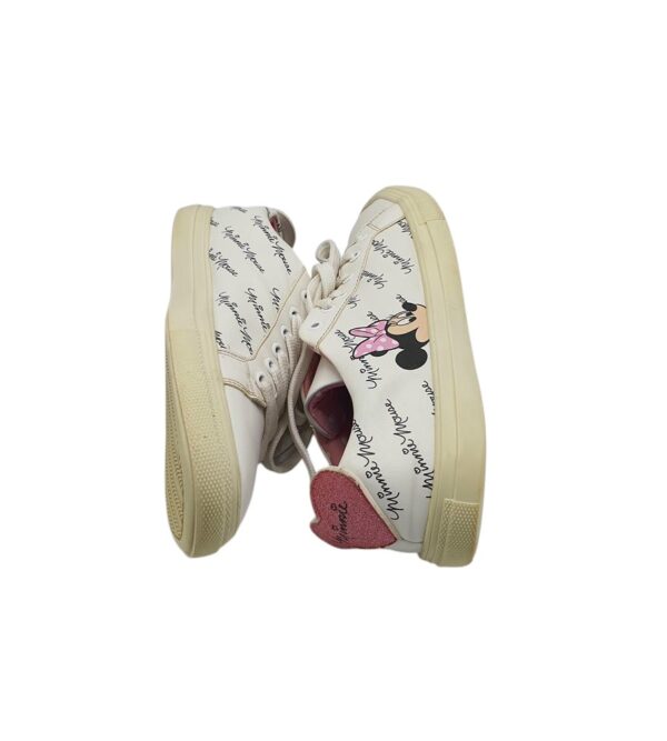 Adidasi dama 40, imitatie de piele, alb - imagine 4