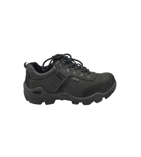 Adidasi barbati Gallus 41, piele, negru - imagine 1