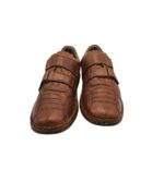 Adidasi barbati Falcon 41, piele, maro - imagine 3