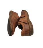 Adidasi barbati Falcon 41, piele, maro - imagine 4