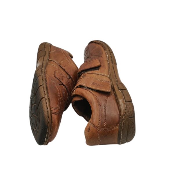 Adidasi barbati Falcon 41, piele, maro - imagine 4
