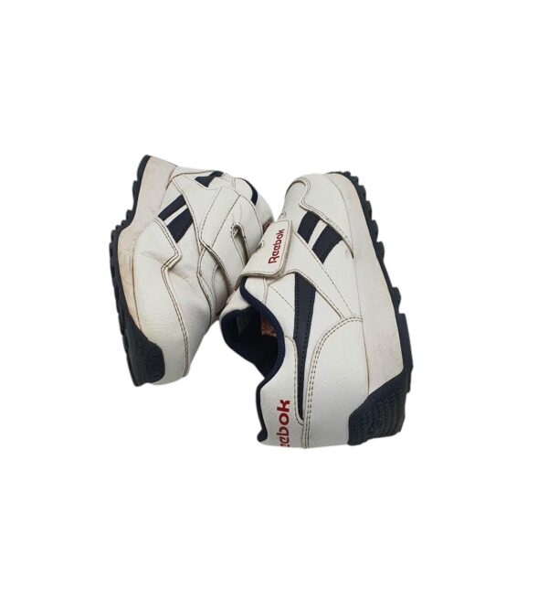 Adidasi copii Reebok 32, imitatie de piele, alb - imagine 4