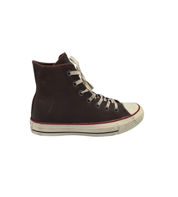 Tenisi dama Converse 37, piele, maro - imagine 1