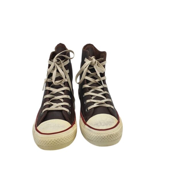 Tenisi dama Converse 37, piele, maro - imagine 3