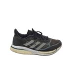 Adidasi barbati Adidas 42, material textil,  imitatie de piele, gri negru