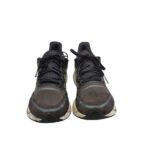 Adidasi barbati Adidas 42, material textil,  imitatie de piele, gri negru - imagine 3