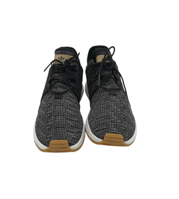 Adidasi dama Adidas 38, material textil, imitatie de piele,  negru gri - imagine 3