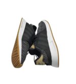 Adidasi dama Adidas 38, material textil, imitatie de piele,  negru gri - imagine 4