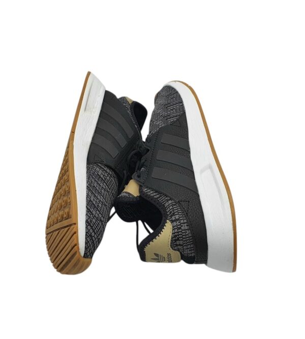 Adidasi dama Adidas 38, material textil, imitatie de piele,  negru gri - imagine 4