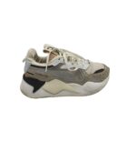 Adidasi dama Puma 38, material textil, piele intoarsa, gri