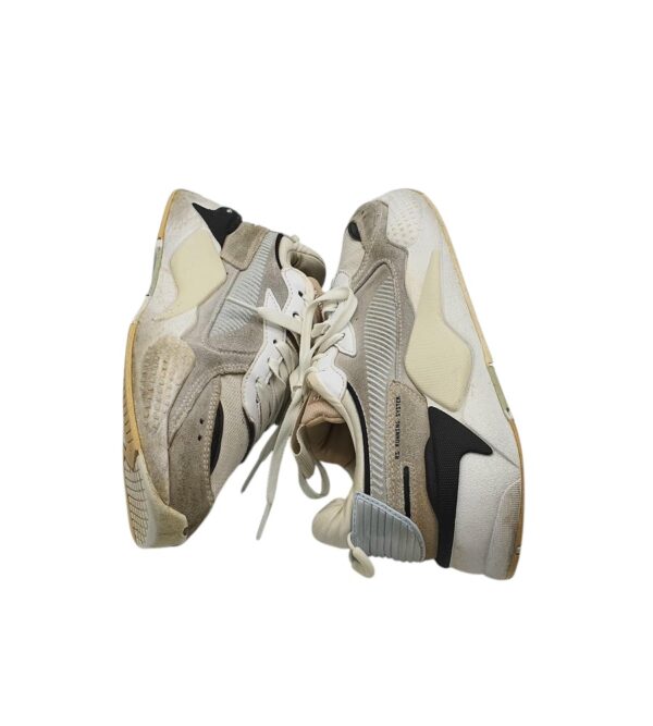 Adidasi dama Puma 38, material textil, piele intoarsa, gri - imagine 4
