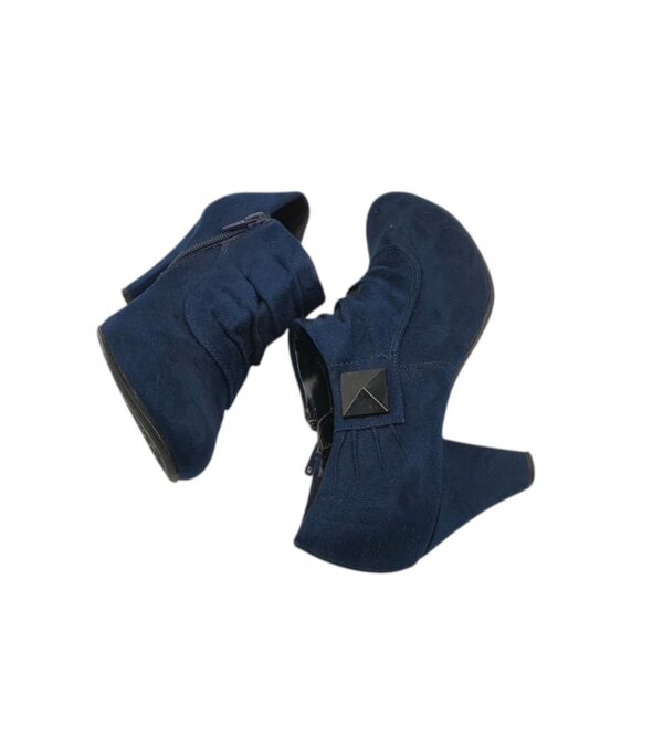 Botine dama Graceland 38, material textil, bleumarin - imagine 4