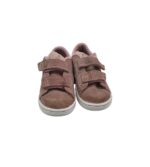 Adidasi copii Puma 26, piele intoarsa, bej - imagine 3