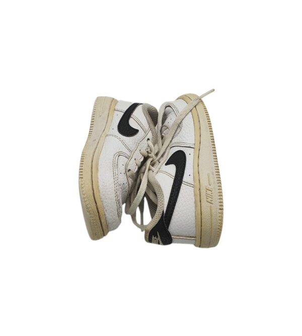 Adidasi copii Nike 23, imitatie de piele, alb - imagine 4