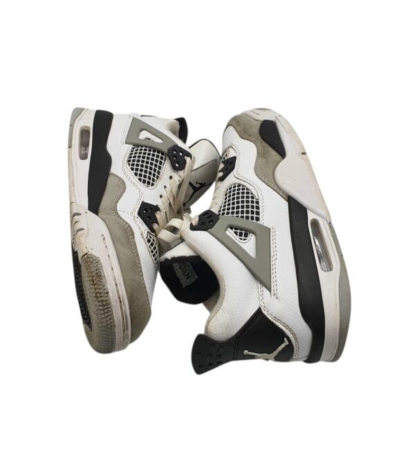 Adidasi unisex Jordan 38, piele, imitatie de piele, material textil, alb gri - imagine 4