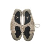 Adidasi unisex Jordan 38, piele, imitatie de piele, material textil, alb gri - imagine 5