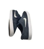 Tenisi barbati NIke 45, piele intoarsa, bleumarin - imagine 4