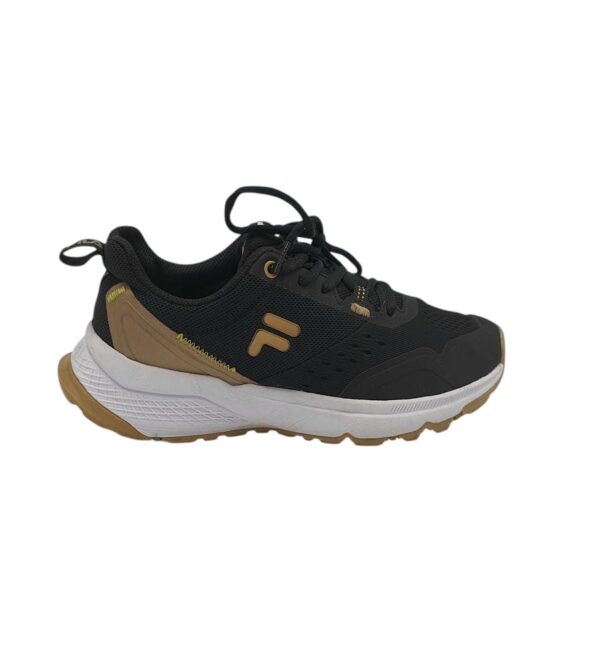 Adidasi unisex Fila 40, material textil, imitatie de piele, negru - imagine 1