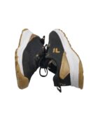 Adidasi unisex Fila 40, material textil, imitatie de piele, negru - imagine 4