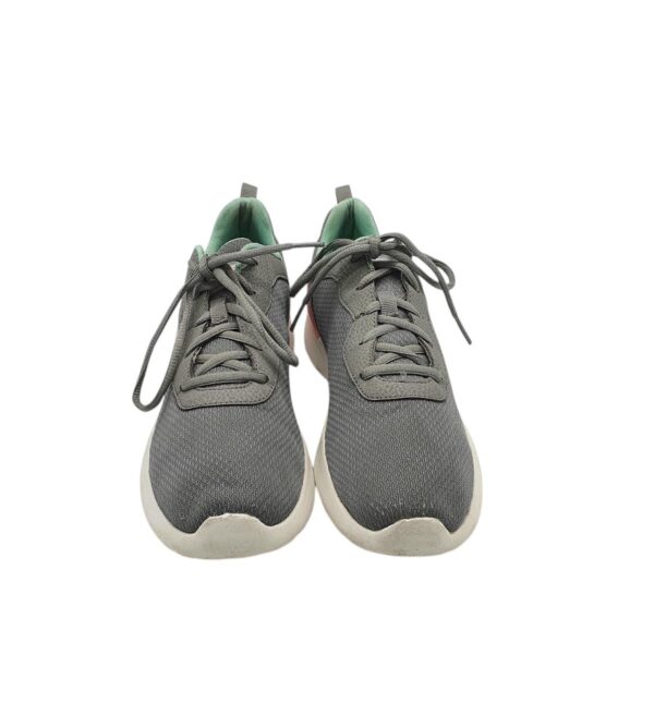 Adidasi dama Skechers 39, material textil, gri - imagine 3