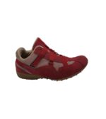 Adidasi barbati 42, piele intoarsa, rosu