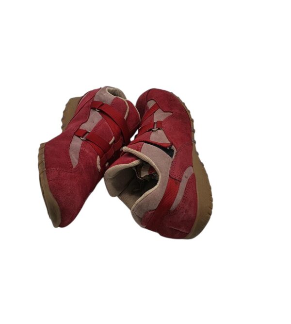 Adidasi barbati 42, piele intoarsa, rosu - imagine 4