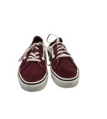 Tenisi dama Vans 38, piele intoarsa, material textil, visiniu - imagine 3