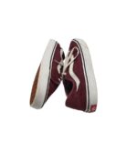 Tenisi dama Vans 38, piele intoarsa, material textil, visiniu - imagine 4