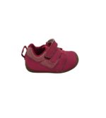 Adidasi copii 24, imitatie de piele, material textil, roz