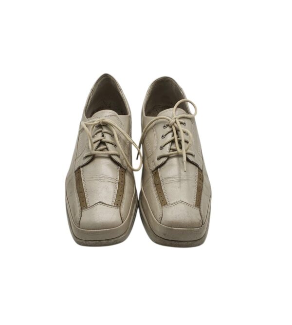 Pantofi dama Waldlaufer 39, piele, bej - imagine 3
