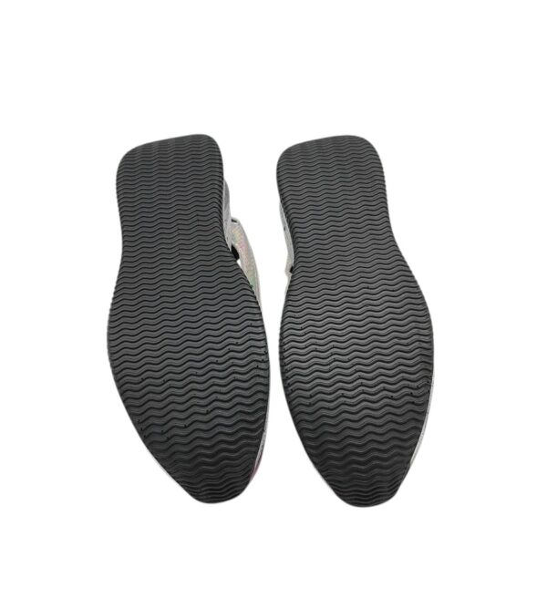 Adidasi dama AH 40, material textil, imitatie de piel, alb mov - imagine 5