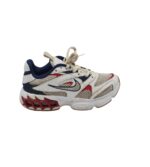 Adidasi barbati Nike 41, piele, material textil, alb