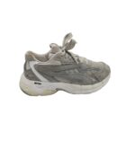 Adidasi dama Puma 40.5 piele intoarsa, material textil, gri