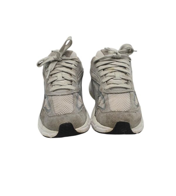 Adidasi dama Puma 40.5 piele intoarsa, material textil, gri - imagine 3