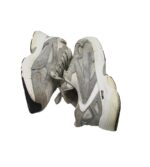 Adidasi dama Puma 40.5 piele intoarsa, material textil, gri - imagine 4