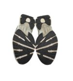 Adidasi dama Puma 40.5 piele intoarsa, material textil, gri - imagine 5