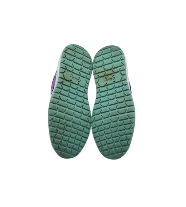 Adidasi copii Clarks 29.5, piele, material textil, mov - imagine 5