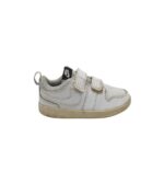 Adidasi copii Nike 32, imitatie de piele, material textil, alb